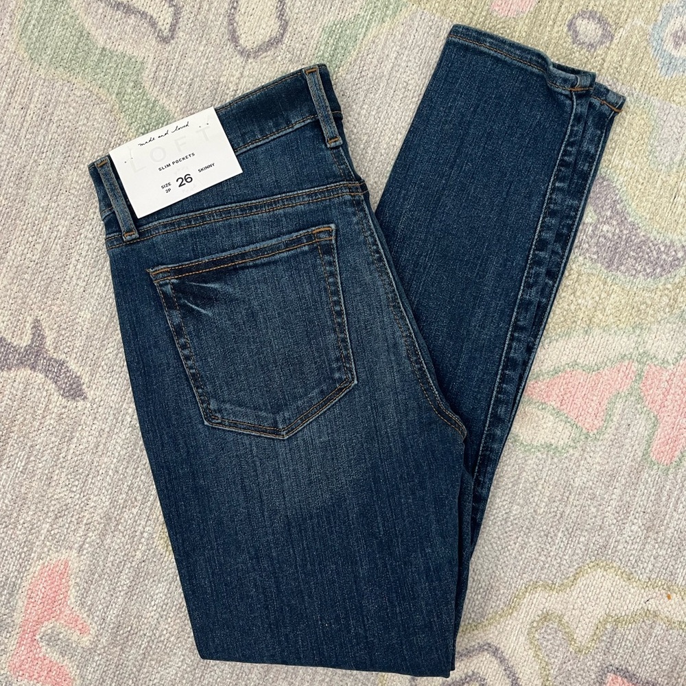 Loft Skinny Jeans- size 2p 26